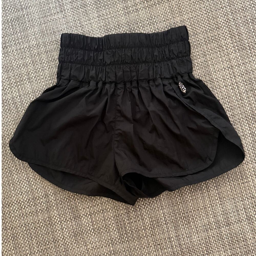 FP MOVEMENT The Way Home High Rise Lightweight Running Shorts M Black Active
